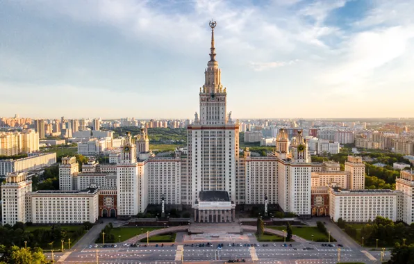 Summer, the sky, city, the city, the building, Moscow, Russia, architecture