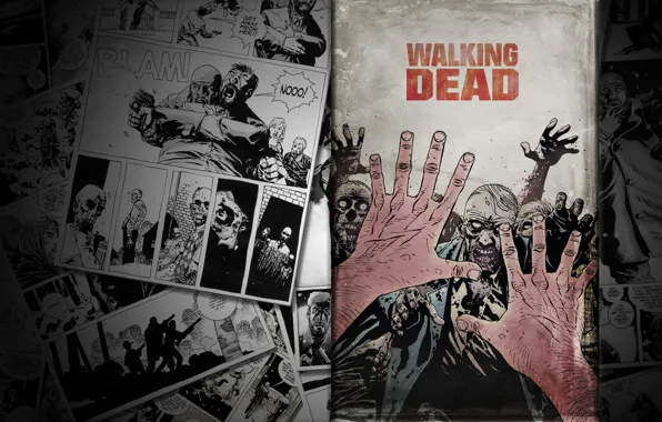 Zombies, comic, the walking dead