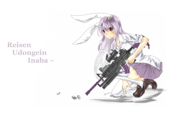 Picture machine, sleeve, mercenary, moon Bunny, Traveling And Keeping Inaba, touhou project