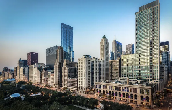 Chicago, USA, Chicago, skyline, One Prudential Plaza