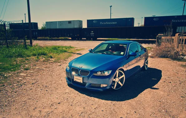 Picture train, BMW, 3Series, a piece of iron