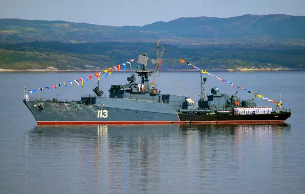 Ship, parade, anti-submarine, small, Jung, project 1124m