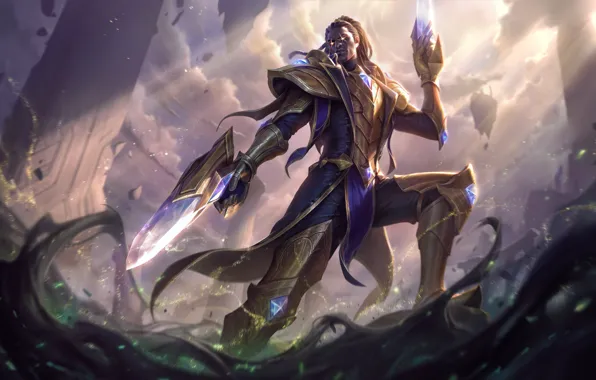 Fantasy, League of Legends, Riot Games, Lucian, West Studio