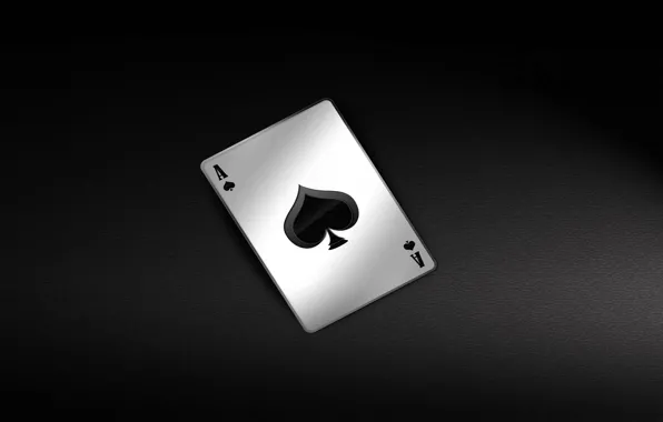 Picture card, the game, the ACE of spades