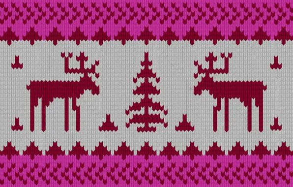 Picture winter, new year, texture, deer, ornament, moose, the texture of the sweater, texture with deer