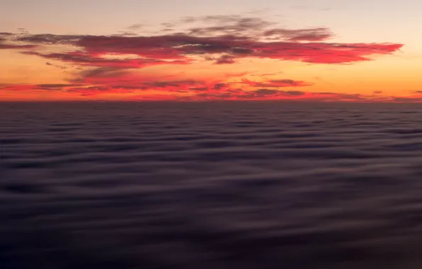 Picture Landscape, clouds, Big Sur, Calfornia