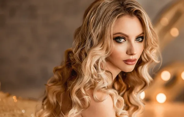 Blonde, pose, A Diakov George