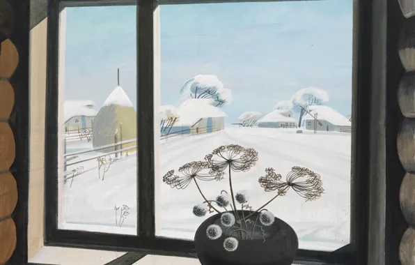 Picture landscape, painting, Igor Obrosov