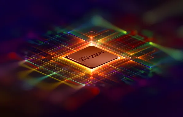 Picture Colorful, CPU, Technology, Processor, AMD Ryzen