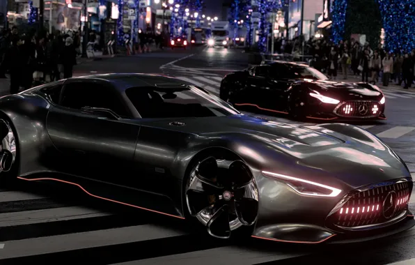 Concept, Auto, Mercedes, The concept, Machine, Mercedes, Gran Turismo Sport