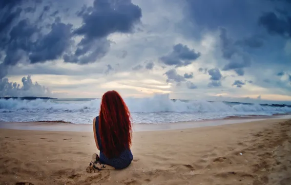 Sand, beach, the sky, Bali, Jimbaran