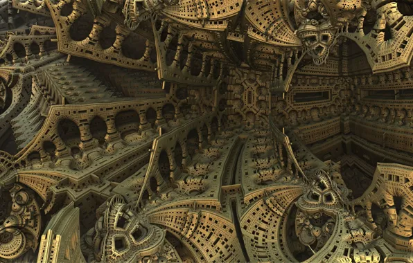 Abstraction, pattern, fractals, fractal, ornament, abstract background
