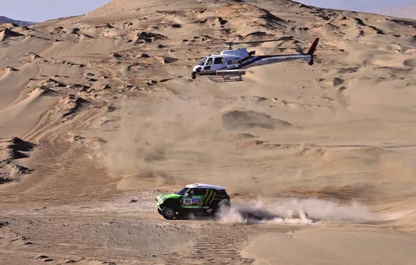 Race, Sand, Auto, Sport, Green, Machine, Helicopter, Day
