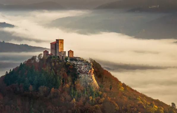 Picture mountains, Germany, Trifels castle
