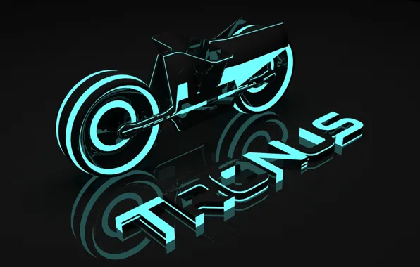 Neon, dark, tron, the cycle, 3dsmax