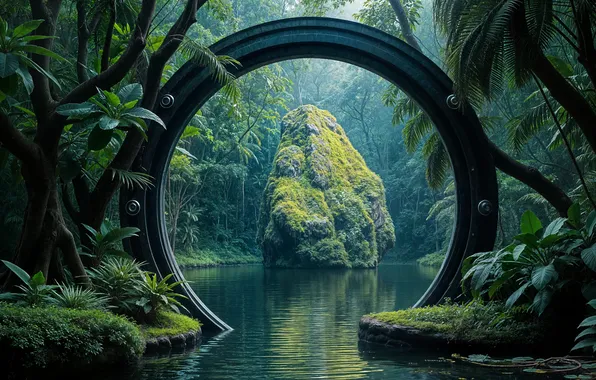 Fantasy, landscape, AI art