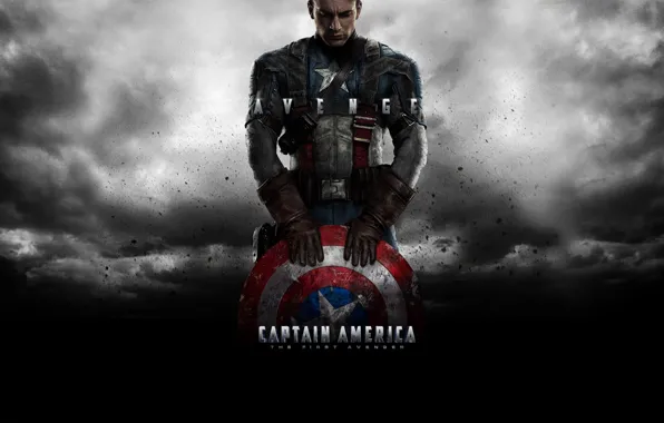 Picture star, hero, shield, superhero, Marvel, Captain America, The First Avenger