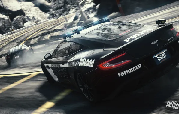 Road, Turn, Skid, Need For Speed : Rivals, Cop, Aston Martin One-77