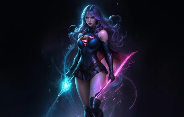 Supergirl, spectacular, superheroine