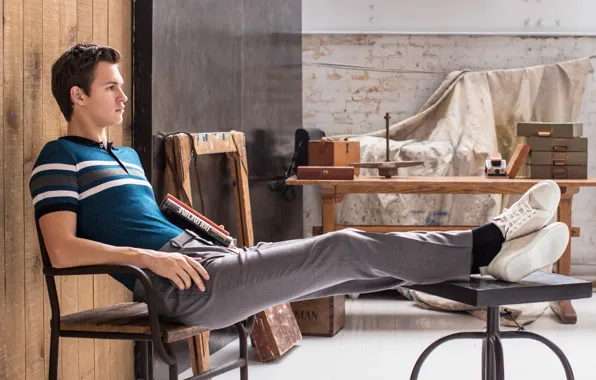 Photoshoot, Ansel Elgort, Town &ampamp; Country, Ansel Elgort