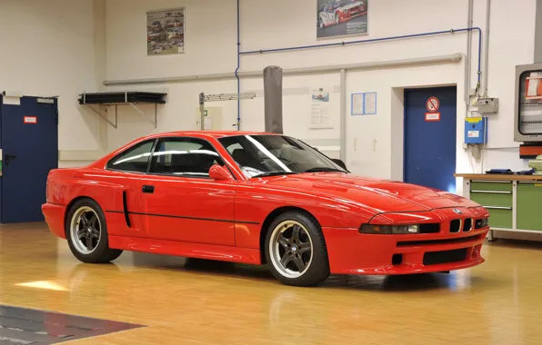 BMW, Red, Coupe, E31, 1990, BMW M8, M8 prototype
