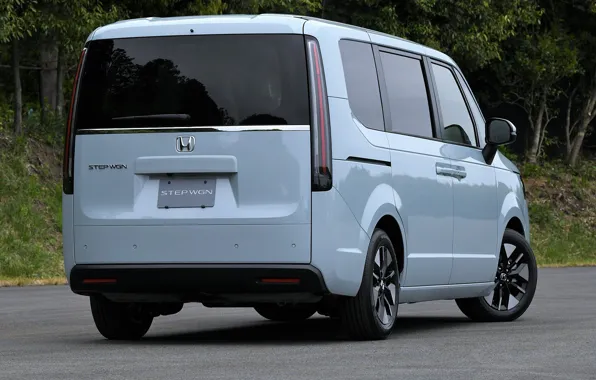 Picture rear view, Air, minivan, Honda Stepwgn