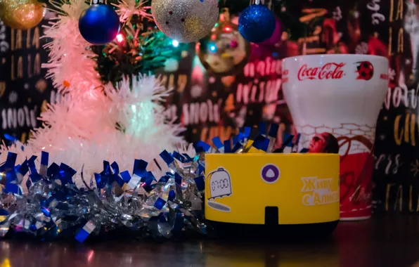 Tree, new year, Alice, happy new year, tree garland lights, alice yandex, new year 2023