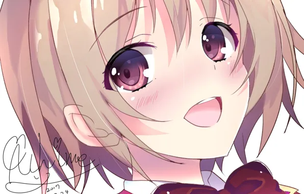 Picture girl, face, smile, Youkoso Jitsuryoku Shijou Shugi no Kyoushitsu e, Welcome To The Class Of …