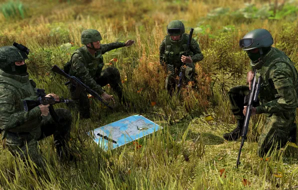 Picture FOREST, GRASS, GREENS, SUMMER, RUSSIA, ARMA, ARMA 3, ARMY