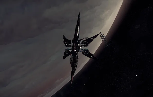 Space, surface, planet, station, starship, Star Citizen, Khartu-Al