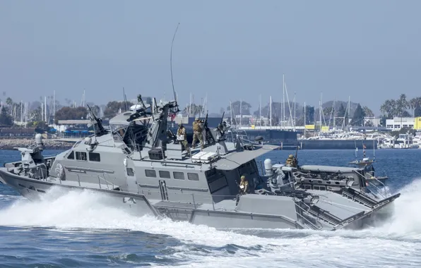 Boat, soldiers, warship