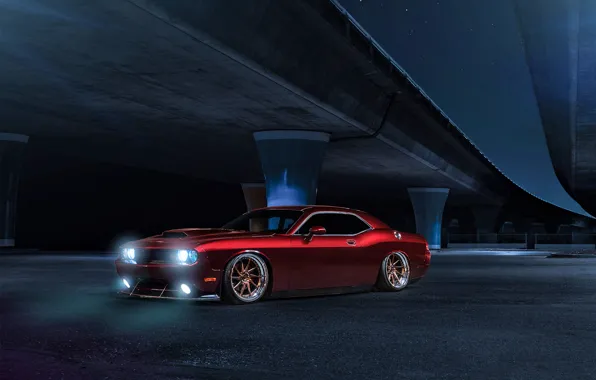 Picture Muscle, Dodge, Challenger, Red, Car, Candy, Front, American