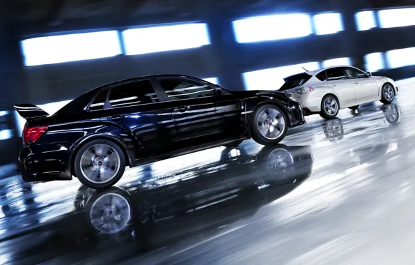 Subaru, Impreza, Japan, Machine, Speed, Wallpaper, Sedan, WRX