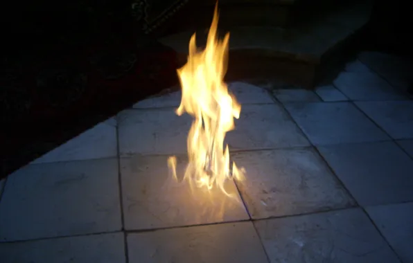 Darkness, tile, Fire, floor
