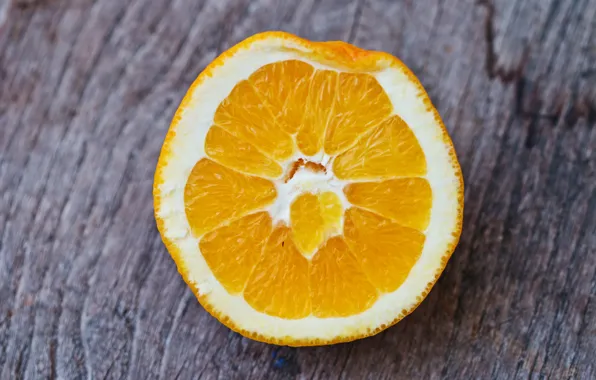 Orange, half, orange, fruit
