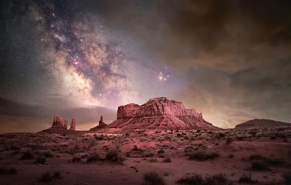 Picture The sky, Galaxy, The milky way, AZ, USA, USA, Beauty, Arizona