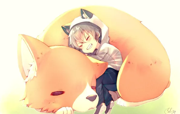 Boy, Fox, Fox