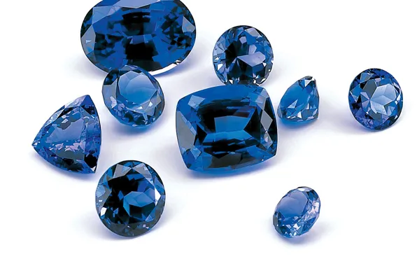 Blue, gemstone, sapphire