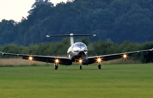 The airfield, the rise, readiness, Pilatus PC-12, Pilatus PS-12