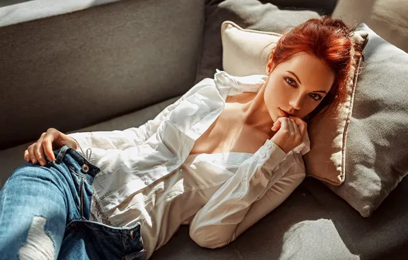 Girl, Look, Blouse, Alina Crimson, Agevolata