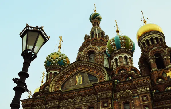 The sky, Saint Petersburg, lantern, dome, Church Of The Resurrection