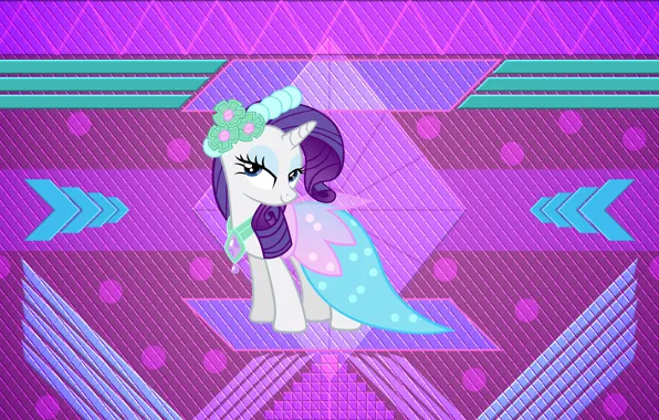 Flowers, pendant, pony, My Little Pony