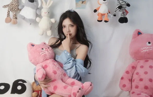 Beautiful, Asian, Model, Woman, Cute, Pretty, Petite, Close Up