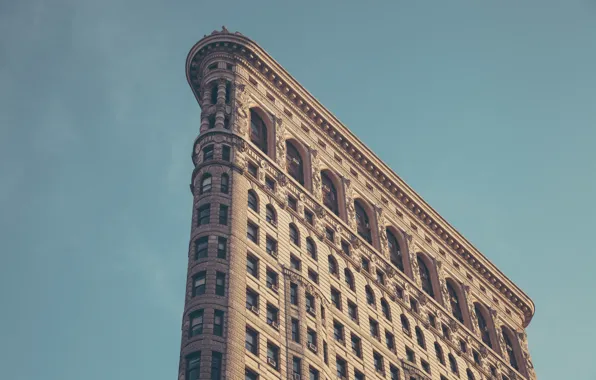 Picture the building, New York, New York, Flatiron, Building, Iron, Broadway, Fifth Avenue