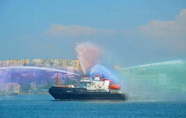 Tug, lifeguard, miner, Sevastopol, Navy day