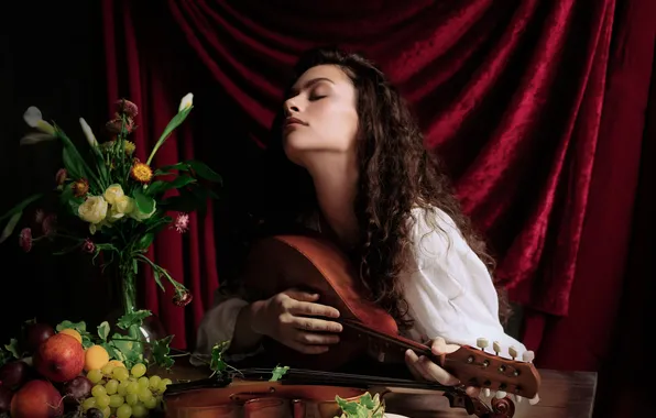 Fruit, vegetables, mandolin, Natalia Yankelevich, Daria Evseeva
