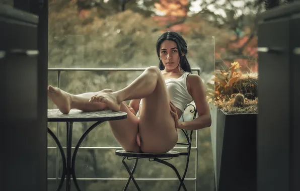 Girl, pose, background