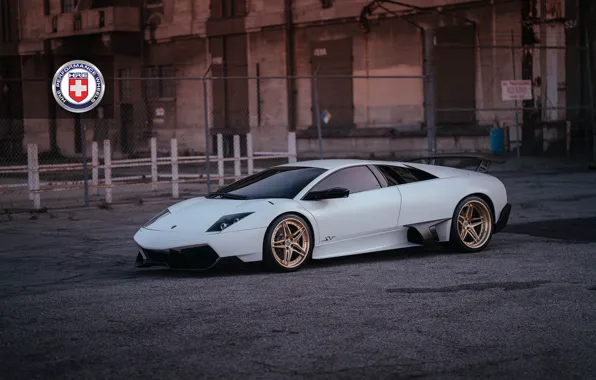 Lamborghini, with, Murcielago, Gold, HRE, Brushed, S107