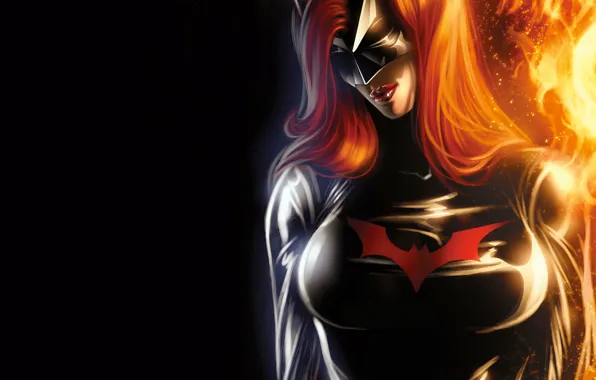 Chest, sign, hero, emblem, red, batwoman