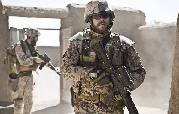 Cinema, gun, soldier, desert, weapon, sand, movie, film